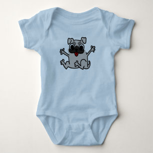 Mops Baby Strampler
