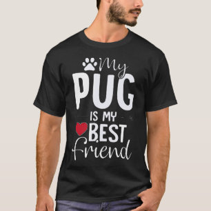 Mops bester Freund Mops bester Freund T-Shirt Gesc