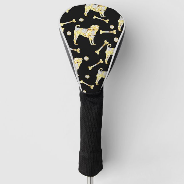 MOPS BLING GOLF HEADCOVER (Vorderseite)