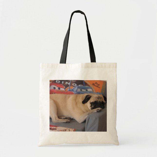 Mops-Budget-Tasche Tragetasche (Vorne)