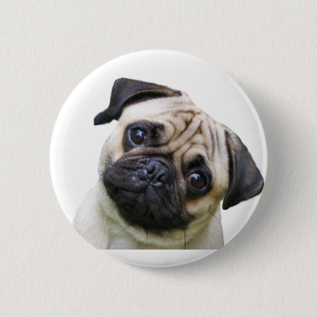Mops Button (Vorderseite)