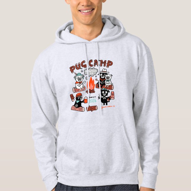 Mops Camp 2024 Hoodie (Vorderseite)