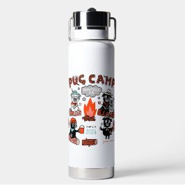 Mops Camp 2024 Wasserflasche Trinkflasche