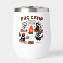 Mops Camp 2024 Wine Tumbler - White