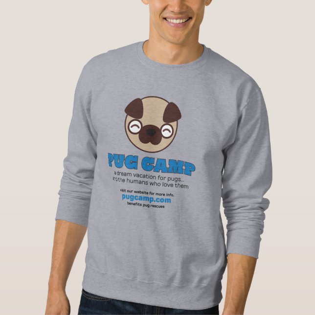 Mops Camp Offiziell Sweatshirt (Vorderseite)
