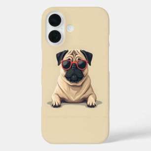 Mops iPhone 16 Hülle