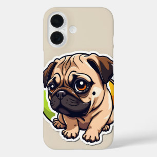 Mops iPhone 16 Hülle