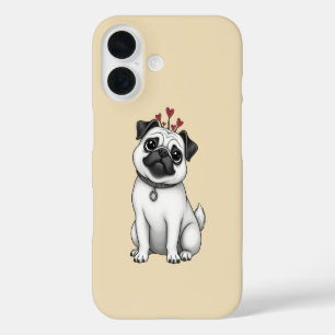 Mops iPhone 16 Hülle