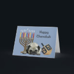 Mops Chanukah Card Menorah Dreidel<br><div class="desc">Familie und Freunde während der Chanukah Saison zu erinnern ist eine wunderbare Möglichkeit, in Touch mit den Menschen behalten, die Sie Liebe und kümmern sich. Ich habe diese Chanukah-Karten mit Liebe und Sorgfalt erstellt, und ich bin sicher, jeder, der Lieben Hunde wird sich freuen, sie zu erhalten. Sie haben die...</div>