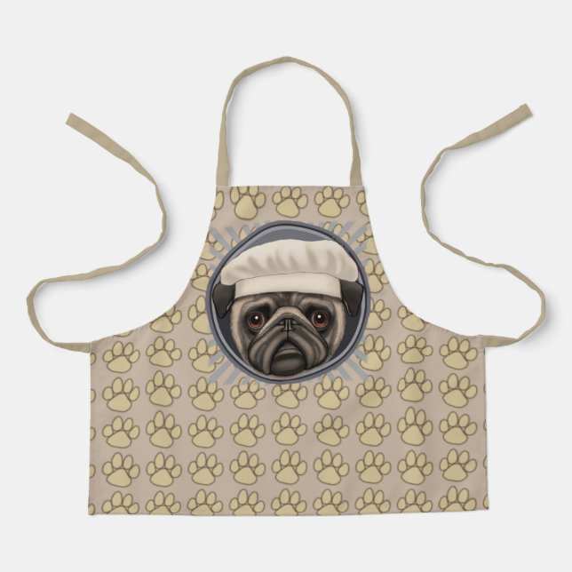 Mops-Chef-Schürze Schürze (Vorderseite)