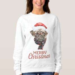 Mops Christmas Sweatshirt