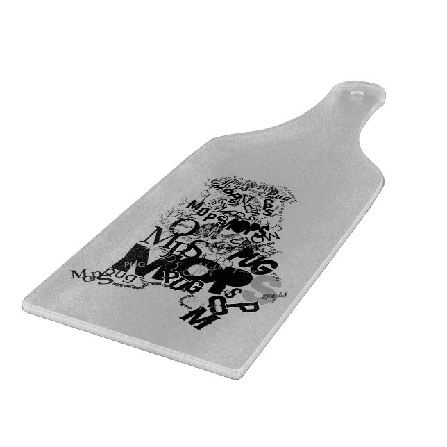 Mops Cutting Board Schneidebrett (Ecke)