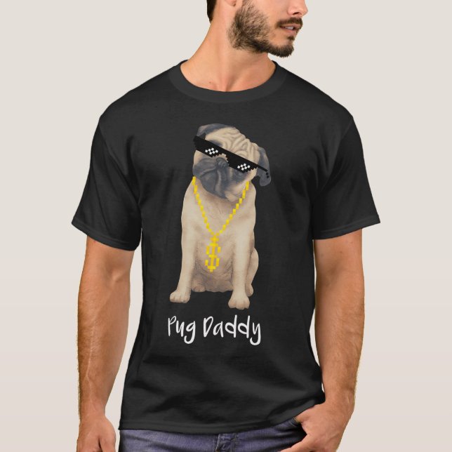 Mops Daddy T-Shirt (Vorderseite)