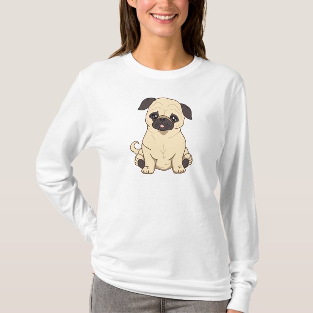 Mops, der durch begrenzte Ausgabe Pablos Fernandez T-Shirt (Vorderseite)