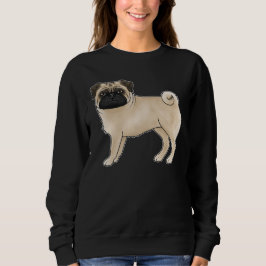 Mops der Fauna Mops Hunde Tierdesign züchten Sweatshirt