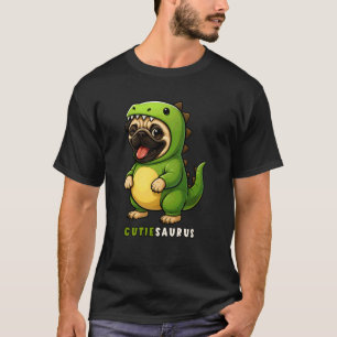 Mops-Dinosaurier-Kostüm Trex Tierliebhaber Süße Sa T-Shirt