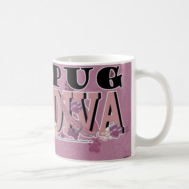 Mops DIVA Kaffeetasse (Rechts)