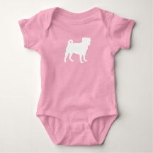 Mops Dog Baby Dusche Pink Puppy Girl