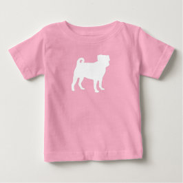 Mops Dog Baby Dusche Pink Puppy Girl T-shirt
