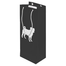 Mops Dog Baby Duwer Thema Welpe Geschlecht Neutral Geschenktüte Für Weinflaschen