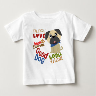 Mops Dog Bester Freund Baby T-shirt