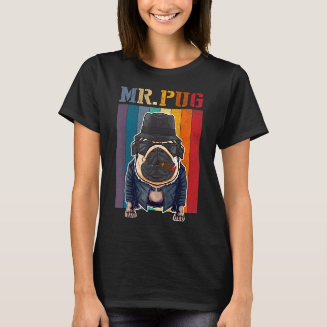 Mops Dog Cool Mops Breed Puppy T-Shirt (Vorderseite)