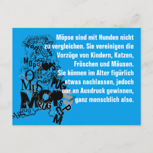 Mops Dog Einladungen