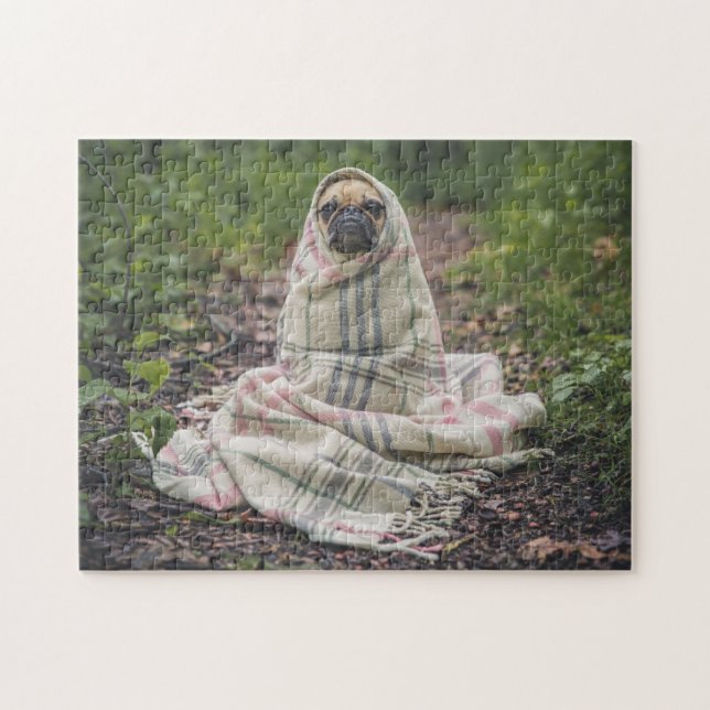 MOPS DOG FUNNY JIGSAW PUZZLE (Horizontal)