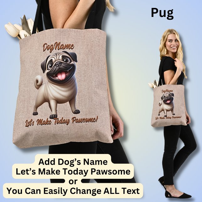 Mops - Dog hinzufügen, Text ändern (Von Creator hochgeladen)