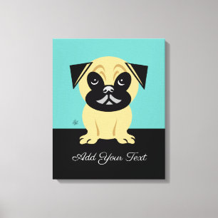 Mops Dog Leinwanddruck