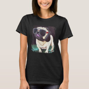 Mops Dog Mama Vater Niedlich & Mops Graphic Mops T-Shirt