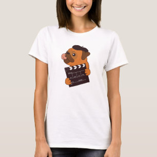 Mops Dog Movie Director T-Shirt
