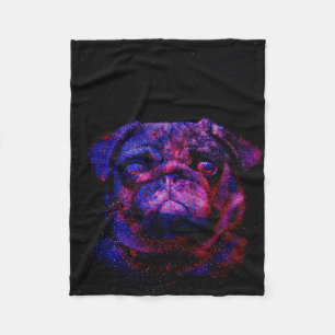 Mops Dog Niedlich   Ein tolles Geschenk für Hundel Fleecedecke