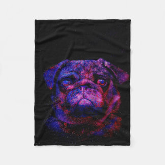 Mops Dog Niedlich | Ein tolles Geschenk für Hundel Fleecedecke