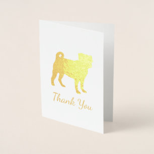 Mops Dog Party Themenfeier Folienkarte