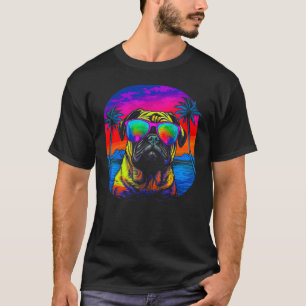 Mops Dog Sonnenbrille T-Shirt