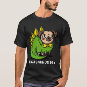 Mops Dog T-Rex Dinosaur Pugasaurus Klassischer T - T-Shirt