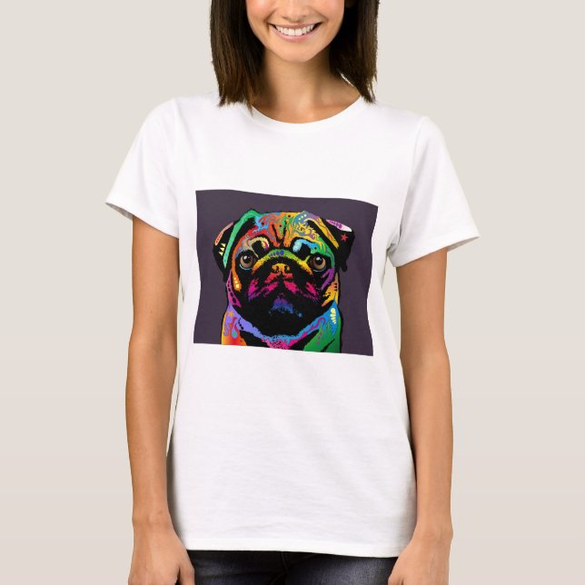 Mops Dog T-Shirt (Vorderseite)