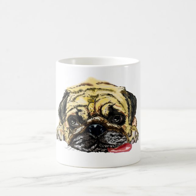 Mops Dog Tasse Funny (Mittel)