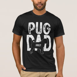 Mops Dog Vater Welpe Vater T-Shirt