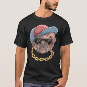 Mops Downer Pixel Art T-Shirt