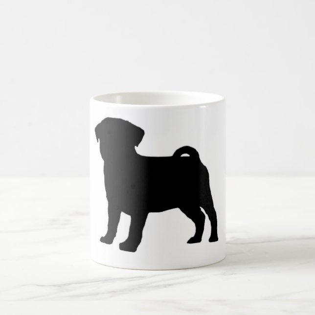 Mops-Druck Tasse (Mittel)