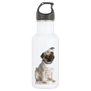Mops Edelstahlflasche