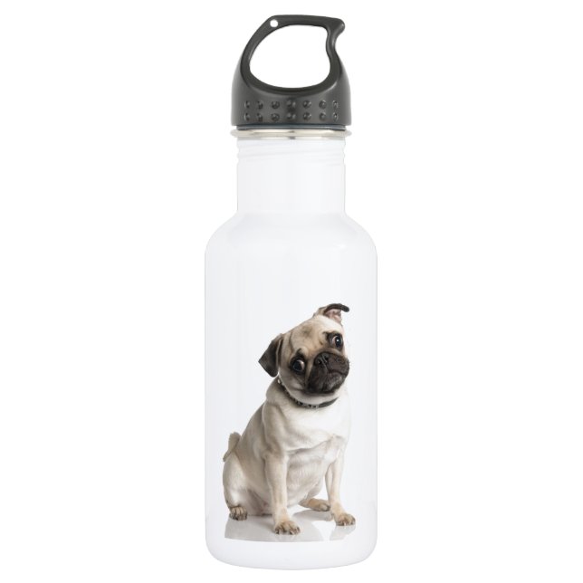 Mops Edelstahlflasche (Vorderseite)