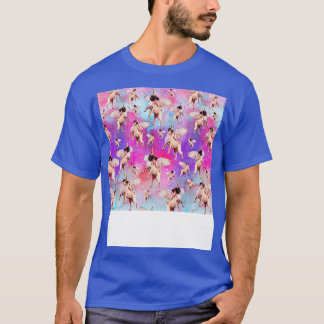 Mops Einhorn-Träume T-Shirt
