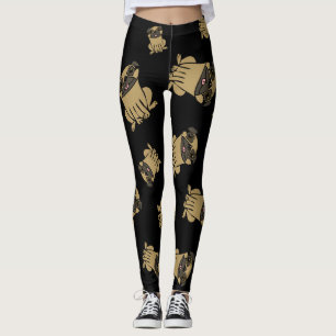 Mops-Entwurf Leggings
