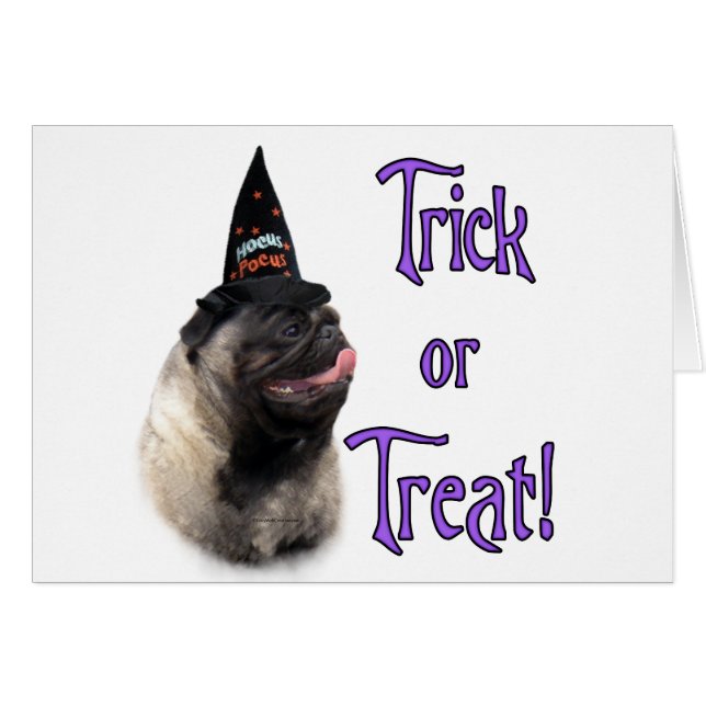 Mops (fawn) Trick (Vorderseite (Horizontal))