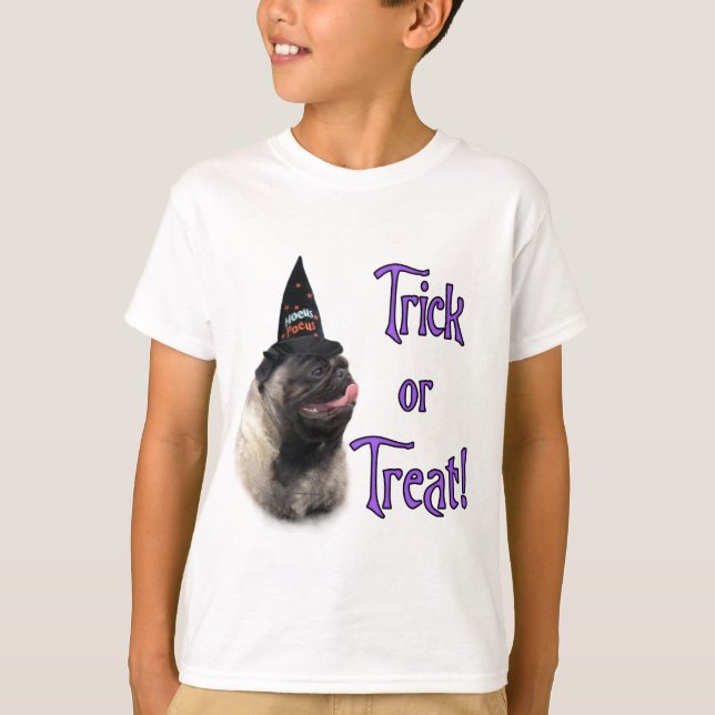 Mops (fawn) Trick T-Shirt (Vorderseite)