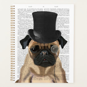 Mops, Festhund und Hut Planer