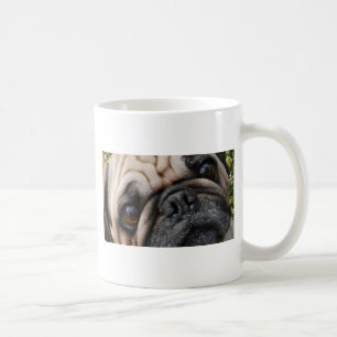 Mops Fingerkuppen Tasse